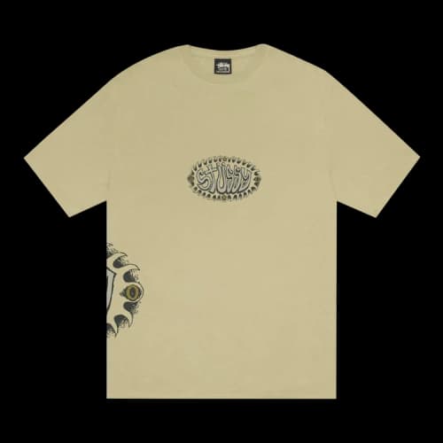 Stussy Wave Oval Tee Pigment Dyed 'Elm'