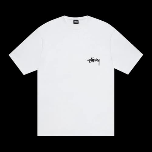 Stussy Stock Dog Tee White