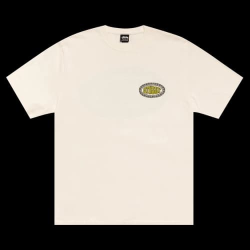 Stussy Tile Oval Tee Pigment Dyed 'Natural'