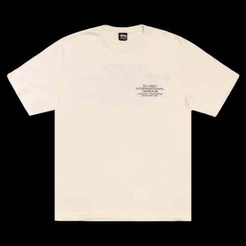 Stussy International Design Tee Pigment Dyed 'Natural'