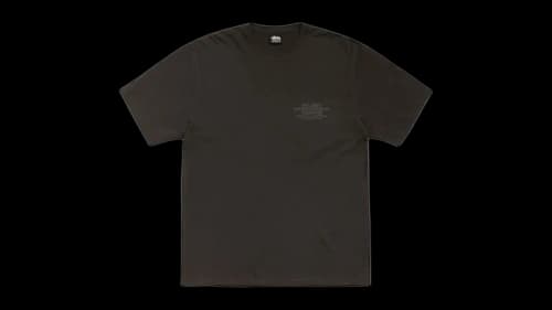 Stussy International Design Pigment Dyed Tee Faded Black