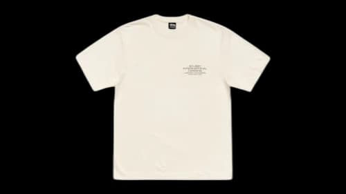 Stussy International Design Pigment Dyed Tee Ivory