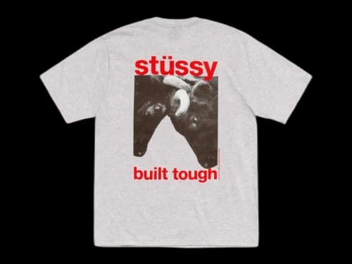 Stussy Built Tough Tee (FW25) Ash Heather