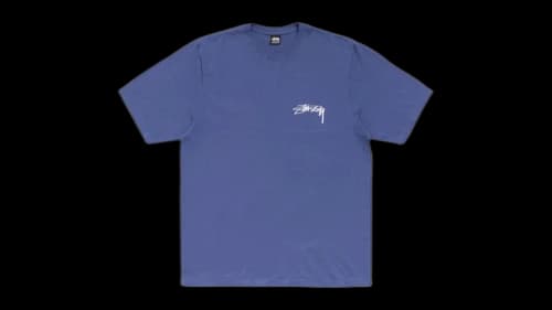 Stussy Skate Stack Pigment Dyed Tee Indigo