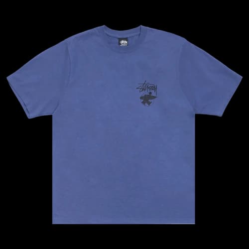 Stussy Long Haul Tee Pigment Dyed 'Indigo'