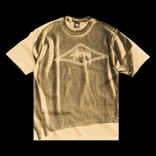 Stussy Sweater Tee 'Khaki'