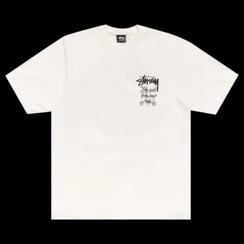 Stussy Any Angle Tee Pigment Dyed 'Natural'