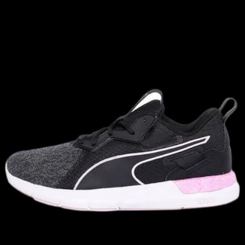 PUMA Nrgy Dynamo Futuro Low Top Running Shoes Black/White/Pink (Women's)