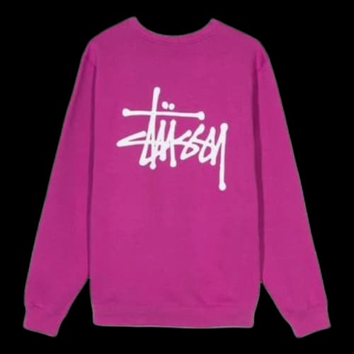 Stussy Crew Back Large Long Sleeves