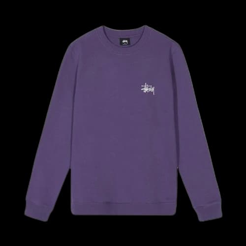 Stussy Basic Crew 'Purple'
