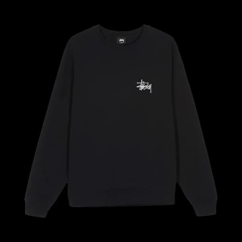 Stussy Basic Crew 'Black'