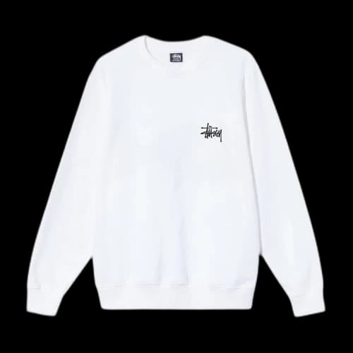 Stussy Basic Crew 'White'