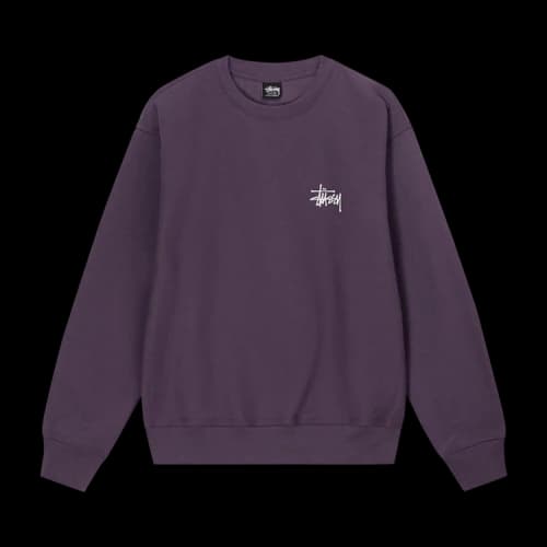 Stussy Basic Crew 'Grape'