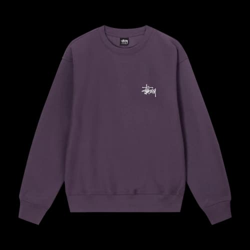 Stussy Basic Crew 'Grape'