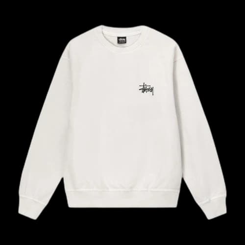 Stussy Basic Pigment Dyed Crew 'Natural'