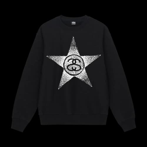 Stussy Stars Crew 'Black'