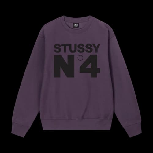 Stussy No.4 Crew 'Grape'