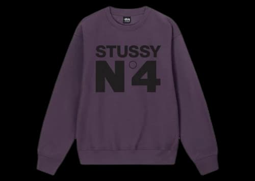 Stussy No.4 Crew Grape