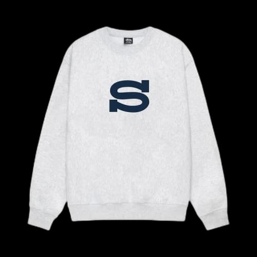 Stussy Letterman Crew 'Ash Heather'