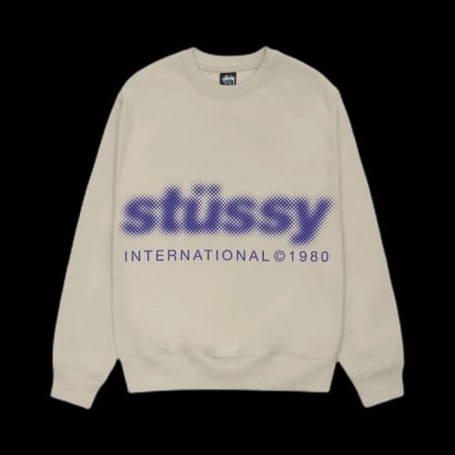 Stussy Blur Crew 'Khaki'