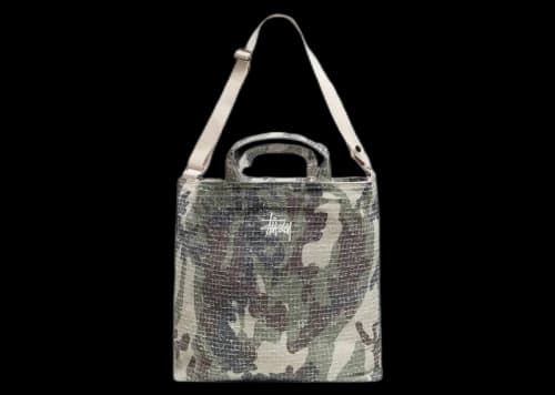 Stussy Needle Punch Crossbody Bag Camo
