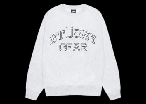 Stussy Gear Crew Ash Heather