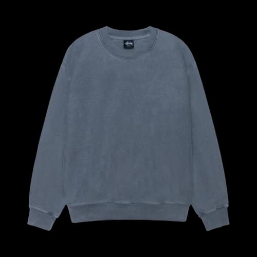 Stussy Pigment Dyed Buana Crew 'Navy'