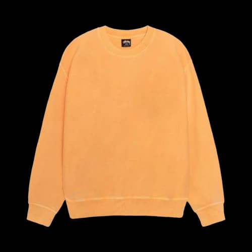 Stussy Pigment Dyed Buana Crew 'Orange'