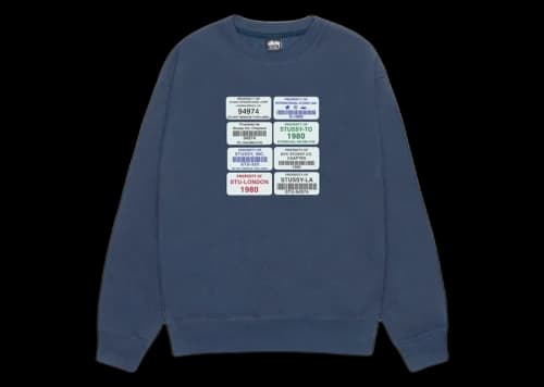 Stussy Codes Crew Navy