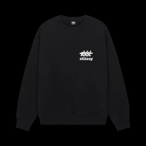 Stussy Surfwalk Crew 'Black'