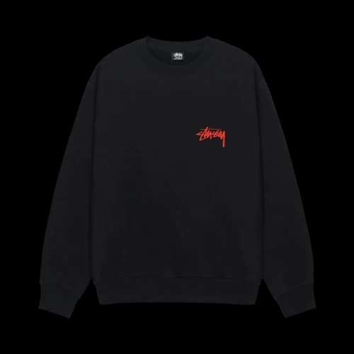 Stussy Shells Crew 'Black'