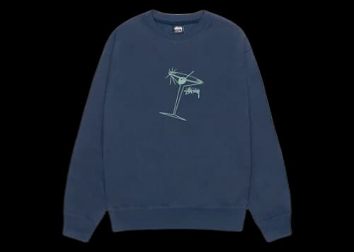Stussy Martini Crew Navy