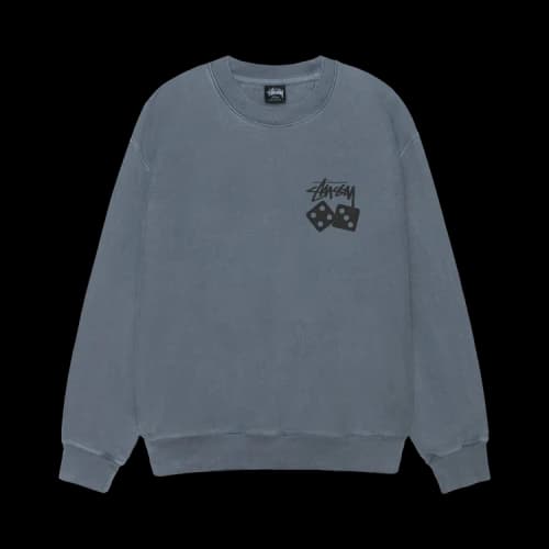 Stussy Dice Crew Pigment Dyed 'Navy'