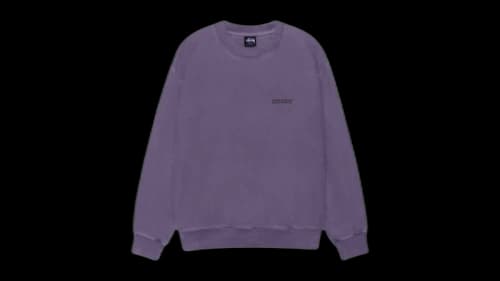 Stussy Jumbo Pig. Dyed Crew Grape