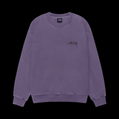 Stussy Modern Age Crew Pigment Dyed 'Grape'