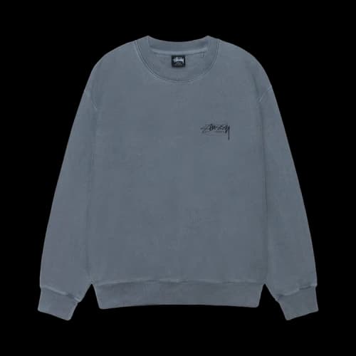 Stussy Modern Age Crew Pigment Dyed 'Navy'