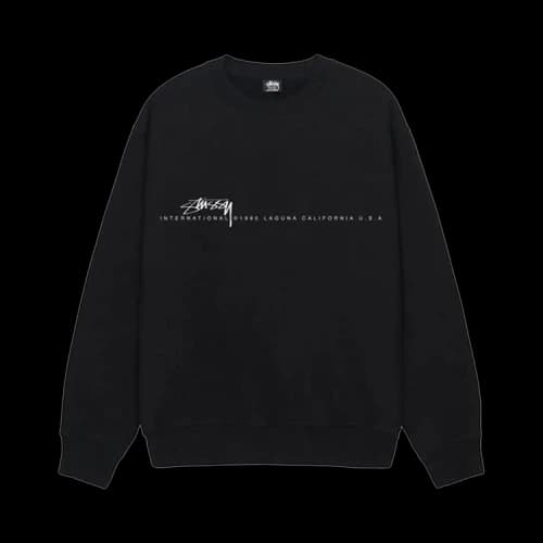 Stussy Smooth 80 Crew Black