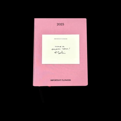 Arcana The Important Flowers Planner 2025, Signed by Sofia Coppola
