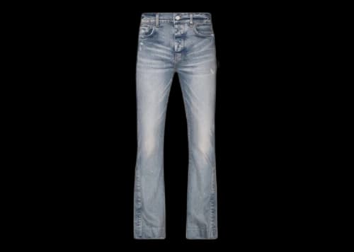 AMIRI Stacked Flare Jeans Clay Indigo