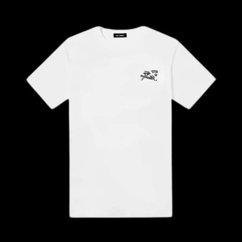 Raf Simons Illusion Embroidery Slim Fit T-Shirt 'White'