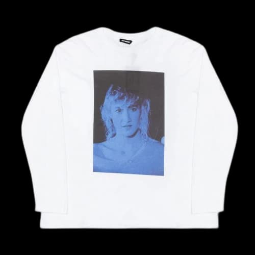Raf Simons Blue Velvet T-Shirt 'White'