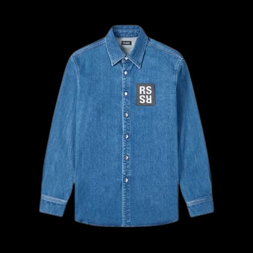 Raf Simons Button-Up Shirt 'Blue'