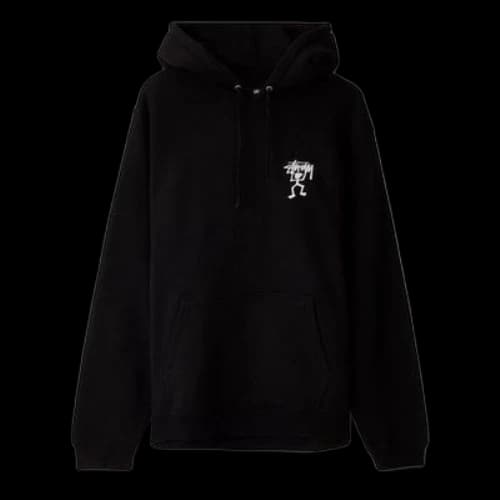 Stussy Warrior Man Hood Pullover Unisex Black