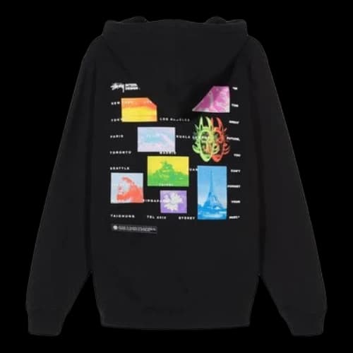 Stussy Unisex Great Future Printing Logo Black