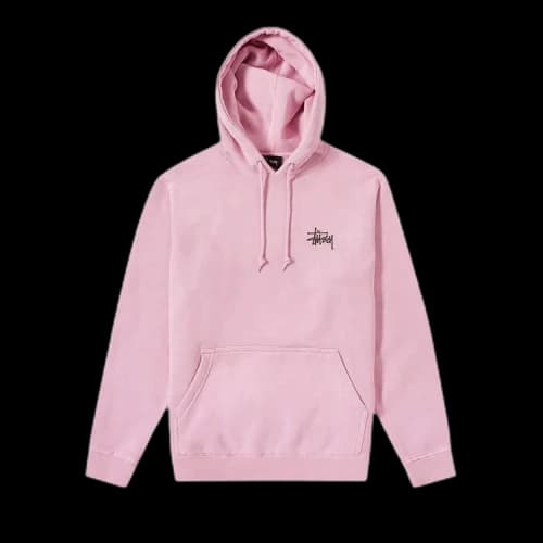 Stussy Basic Stussy Hoodie 'Pink'