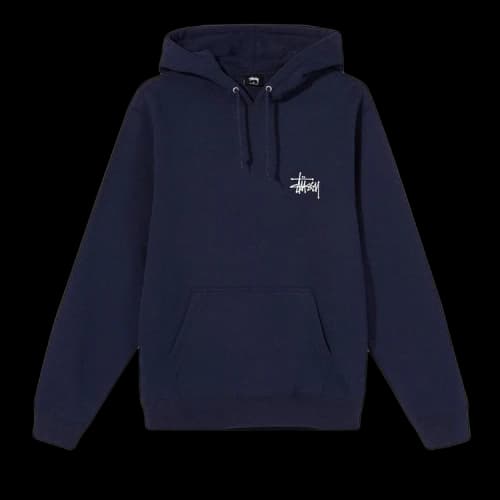 Stussy Basic Hoodie 'Navy'