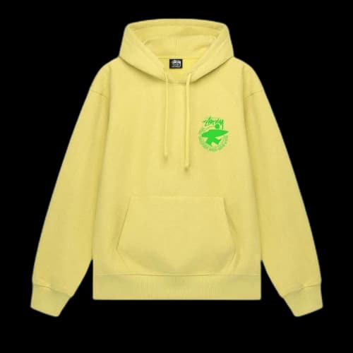 Stussy Beach Roots Hoodie 'Yellow'