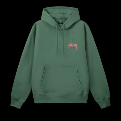 Stussy IST Lion Hoodie 'Green'