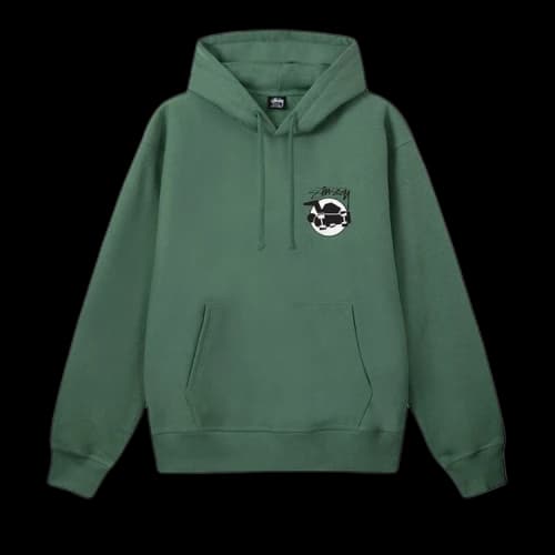 Stussy Skateman Hoodie 'Green'