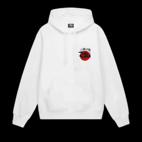 Stussy Skateman Hoodie White